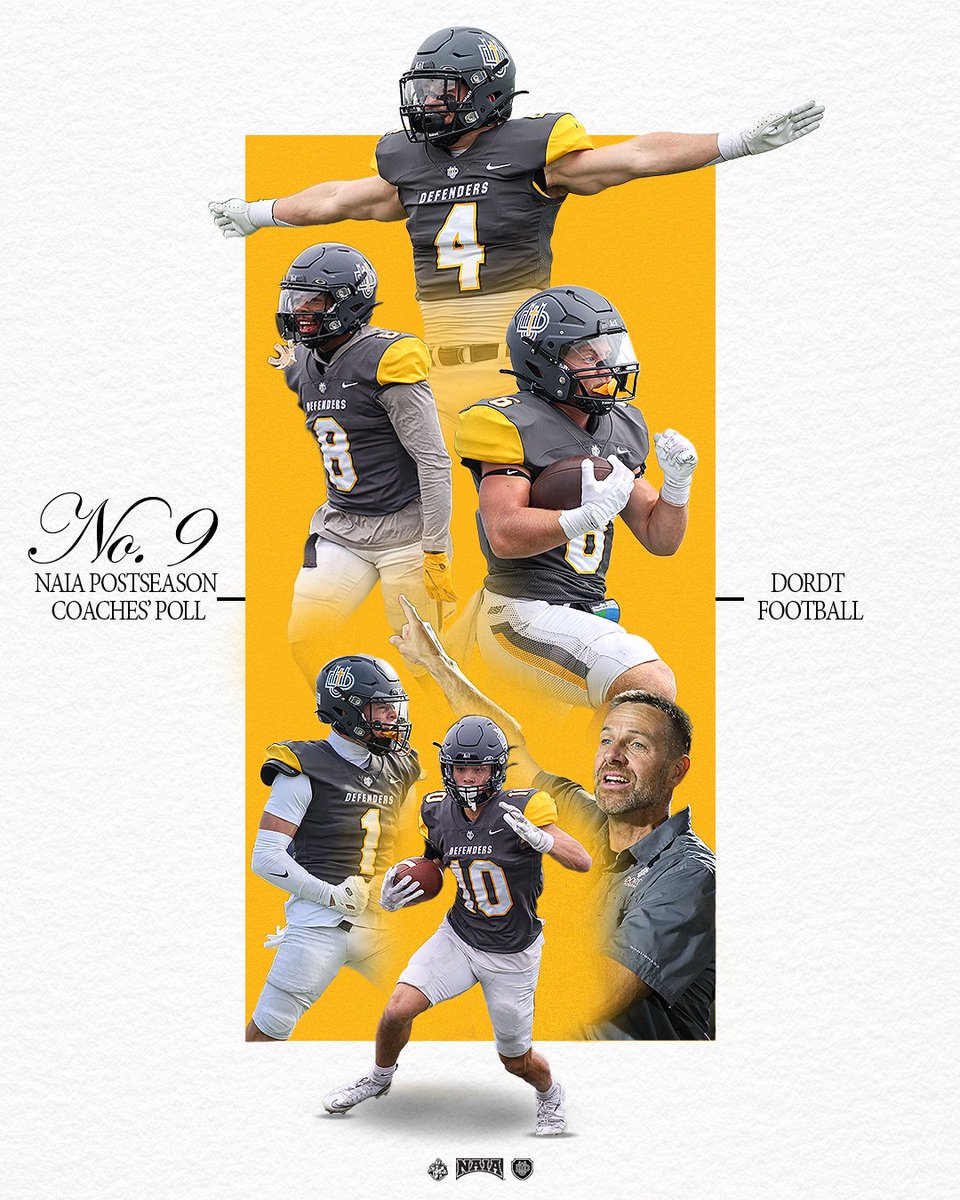 ending the postseason ranked in the NAIA top 10! <a href="/DordtFB/">Dordt Football</a>