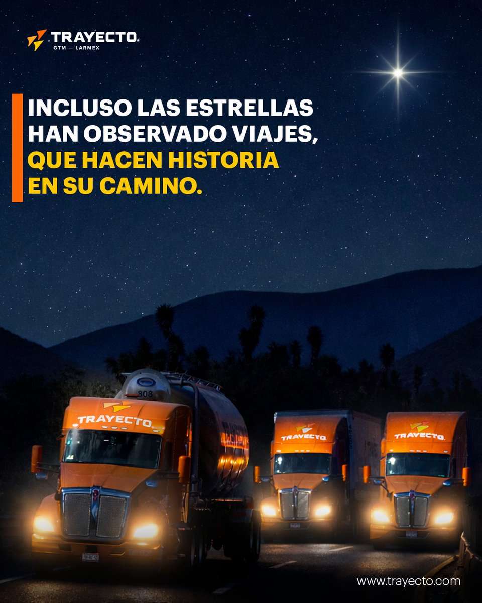 trayectoficial's tweet photo. Detrás de cada entrega exitosa hay Expertos y Expertas en Movimiento recorriendo kilómetros con dedicación y compromiso.
Como los Reyes Magos, en Trayecto cada travesía se cumple con excelencia y responsabilidad.
#Trayecto #DíaDeReyes #ExpertosEnMovimiento #TransporteDeCarga https://t.co/cb9vjCvxje