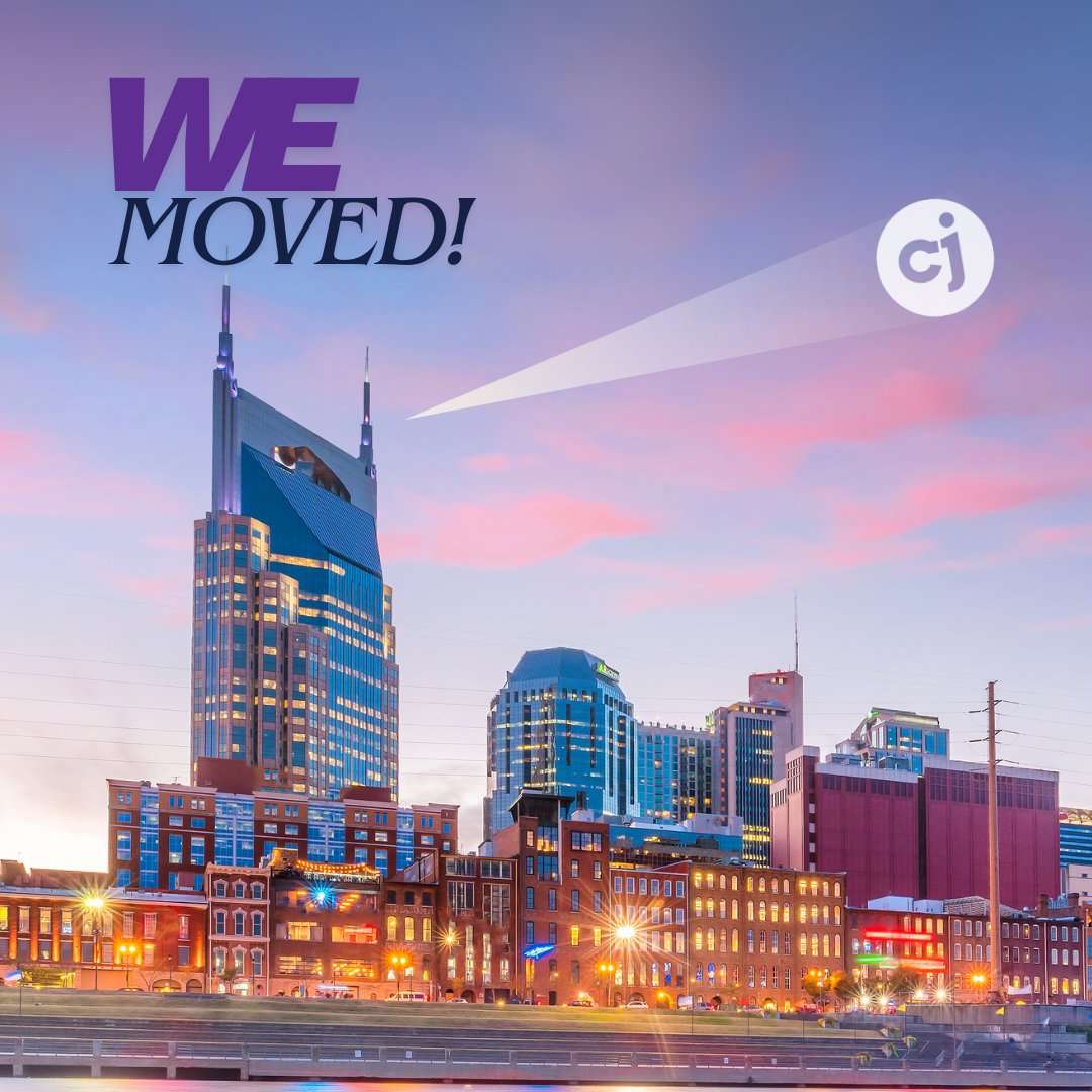 cj Advertising is now calling Nashville’s iconic Batman Building home, and the team is loving our new downtown space. We’re unpacked, getting comfortable, and excited for what’s ahead.

📍 333 Commerce St, Suite 850
Nashville, TN 37201

Stay tuned for more photos and updates!