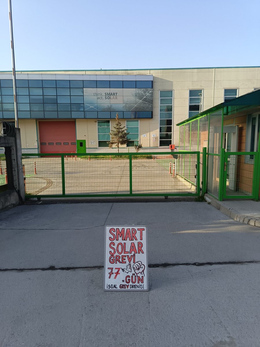 📍Gebze
Smart Solar direnişi 77. gündür devam ediyor. Bugün dayanışmayı büyütmek için sınıf kardeşlerimizi ziyaret ettik.

🚩 Yaşasın sınıf dayanışması ✊🏽✊