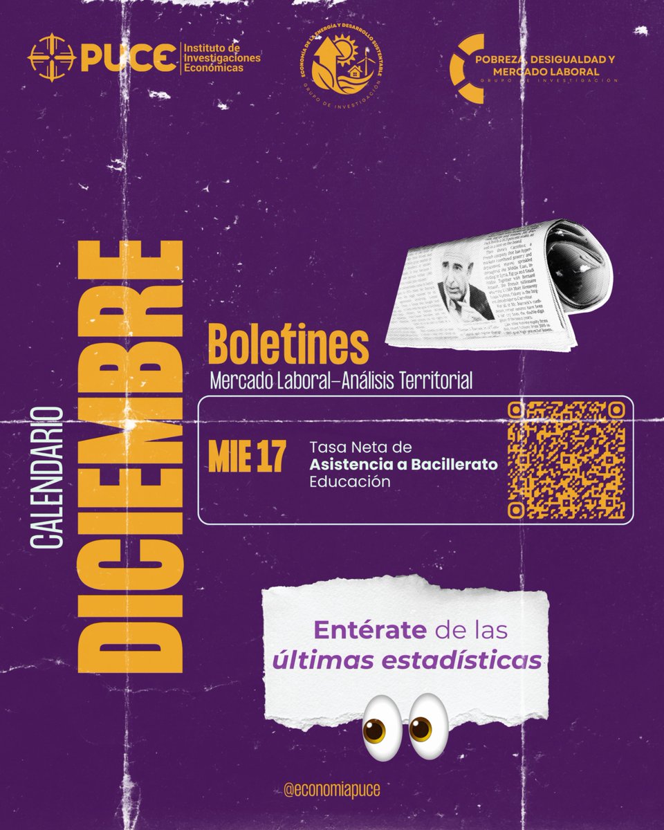 Investigaciones Económicas PUCE tweet media