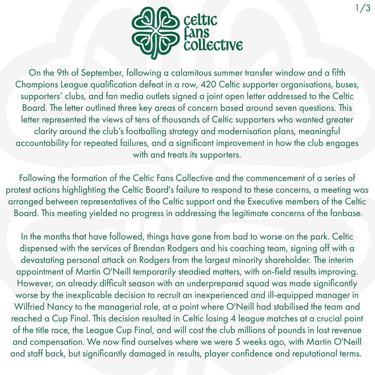 CFC_Collective's tweet image. Open letter to Brian Wilson