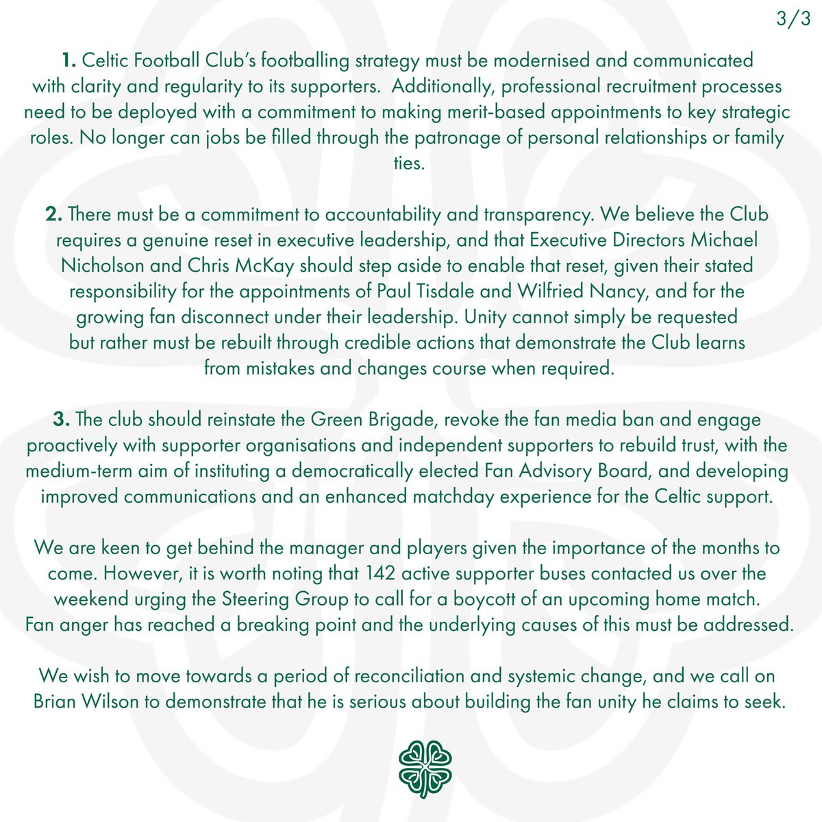 CFC_Collective's tweet image. Open letter to Brian Wilson