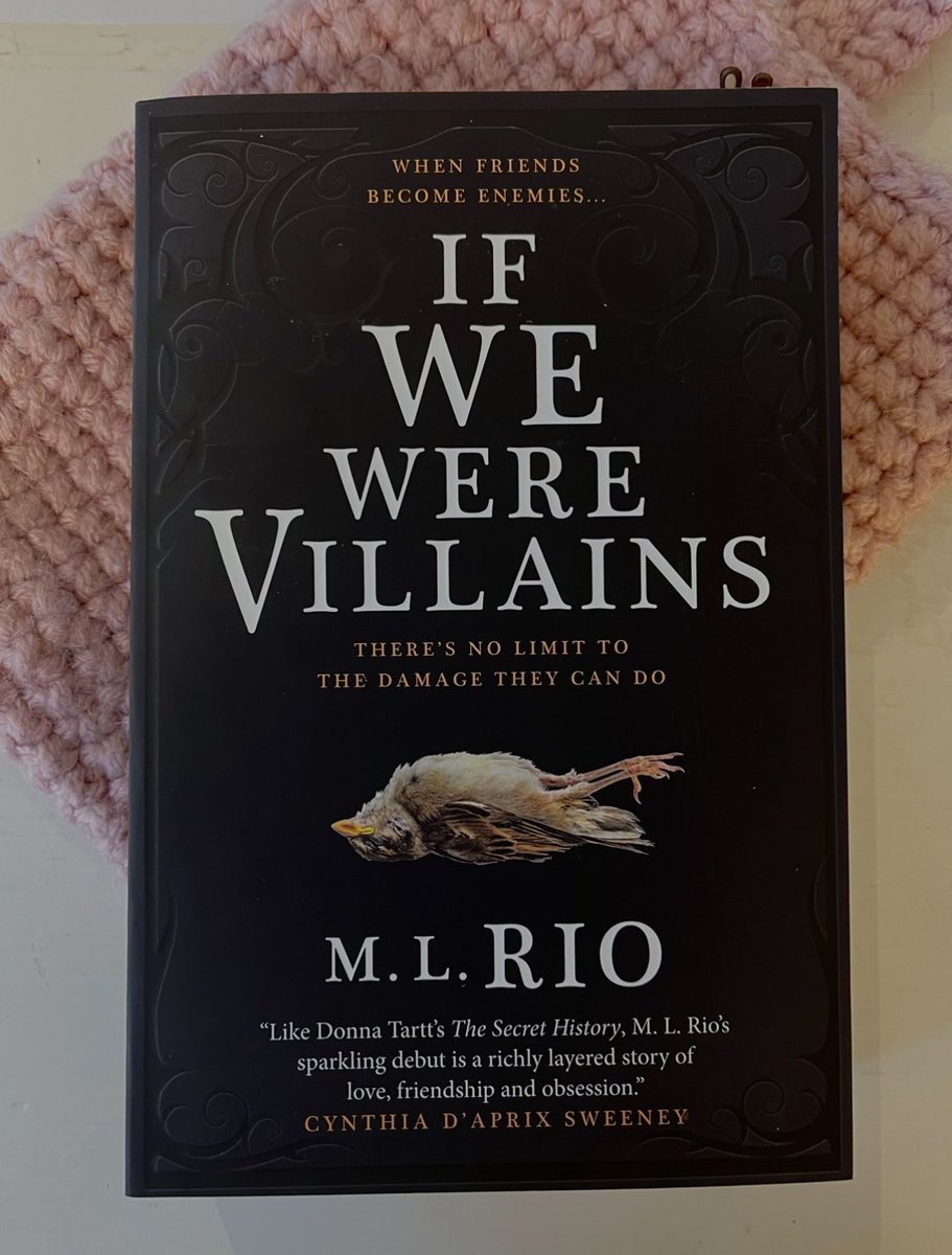qtyeojin's tweet image. cr: if we were villains 

been on my shelf for so long, so it’s finally time to try… im nervous… ive seen a lot of mixed opinions on this..