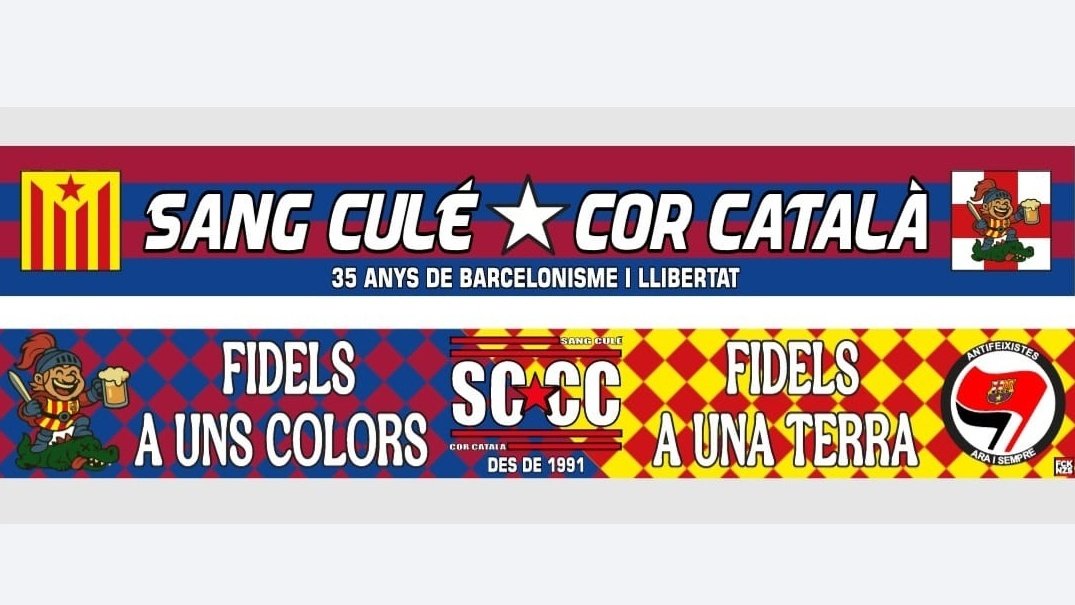 sangculeoficial's tweet image. 📢 Us presentem la nova bufanda commemorativa pel nostre 35è aniversari 📢

Reserva la teva a enviant un correu a sangcule@sangcule.cat o enviant un MD. 

Preu a 12€

Moltes gràcies! 
SANG CULÉ * COR CATALÀ
