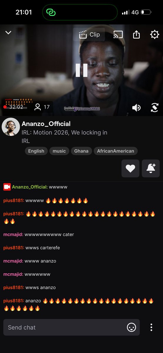 AnanzoJ's tweet image. We active, more Ws