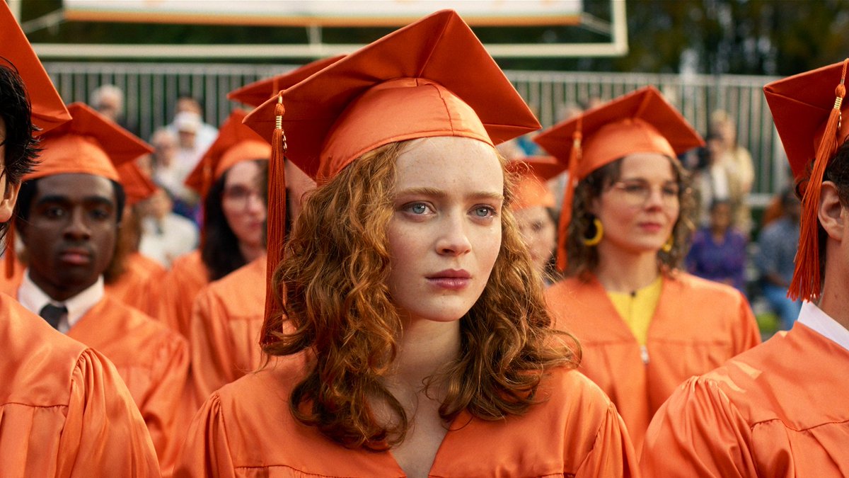 netflix's tweet image. if max mayfield can make it to graduation, you can make it through the first week of 2026