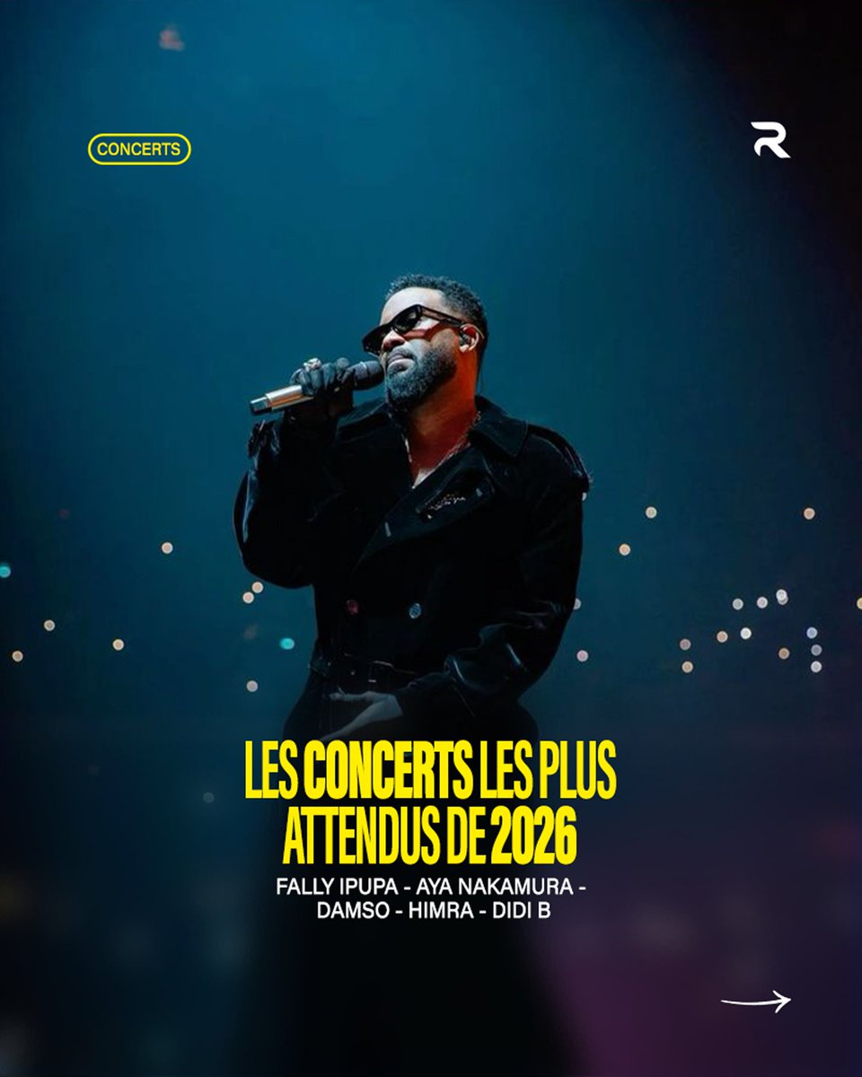 rythmo01's tweet photo. Découvre LES CONCERT LES PLUS ATTENDUS DE 2026 avec Rythmo 🗓🚀

Quel concert vous pouvez tout donner pour participer ? 😏

#rythmo #evenement https://t.co/lDPZj6dZFe