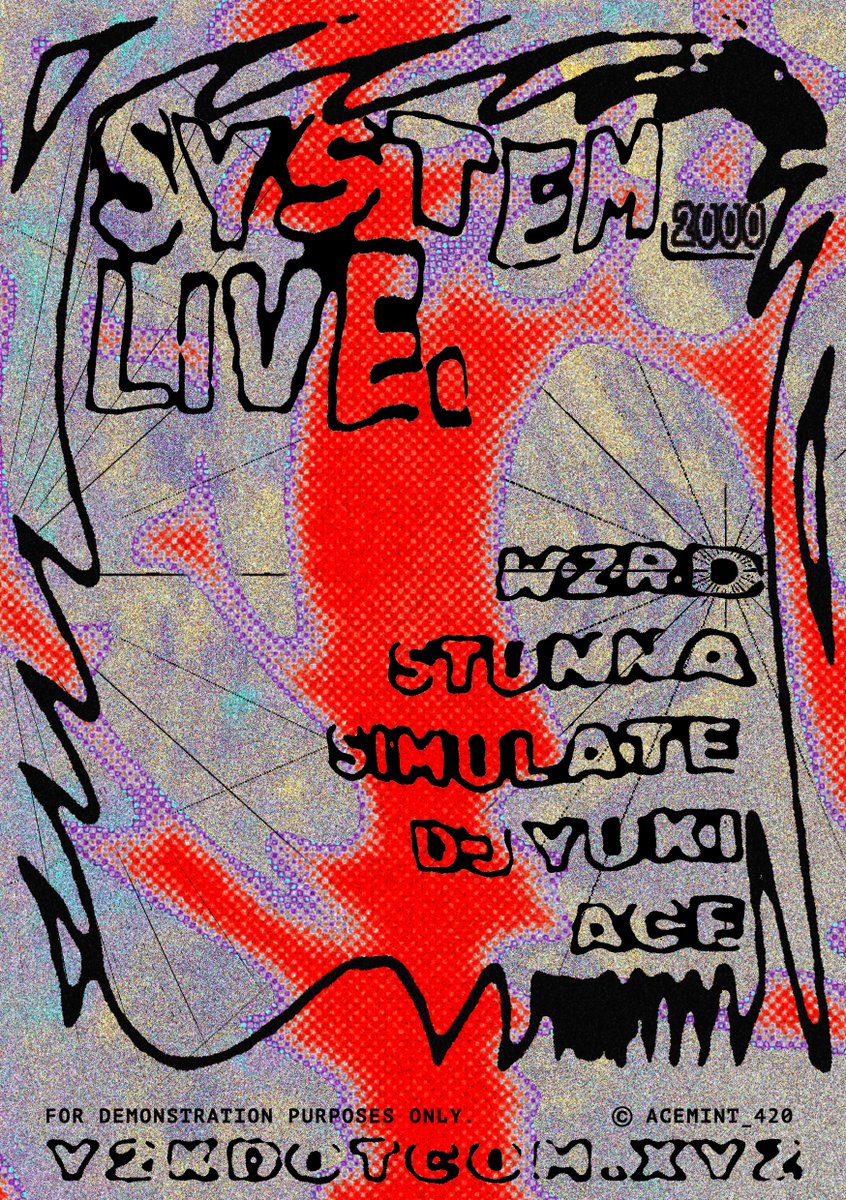 Found some late-90s / early-2000s Barcelona rave flyers on Internet Archive.

This is my own take on that visual language.
