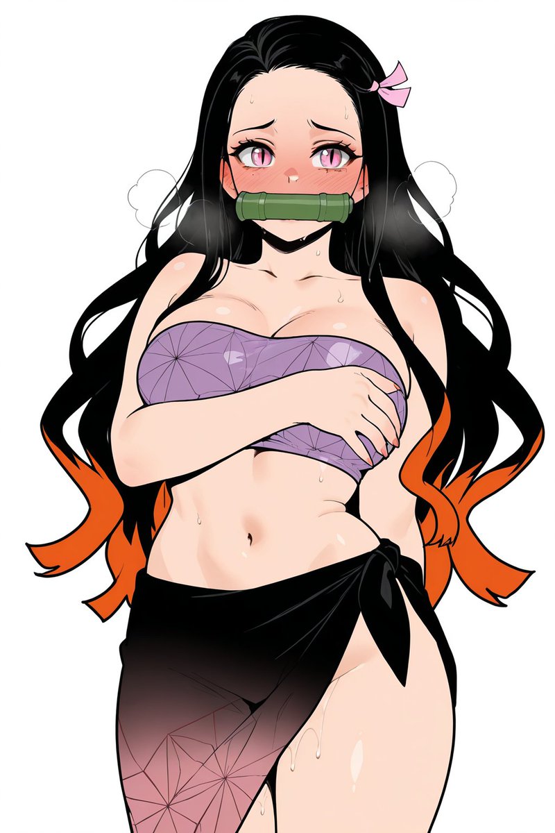 KawaiiAiArtss's tweet image. Nezuko Kamado sfw