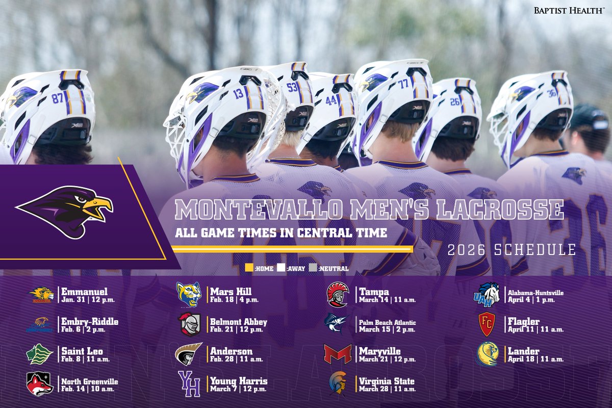 Montevallo Men's Lacrosse. tweet media