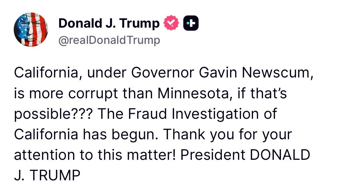 I cannot wait to see the federal fraud investigation of the state of California to come to fruition!