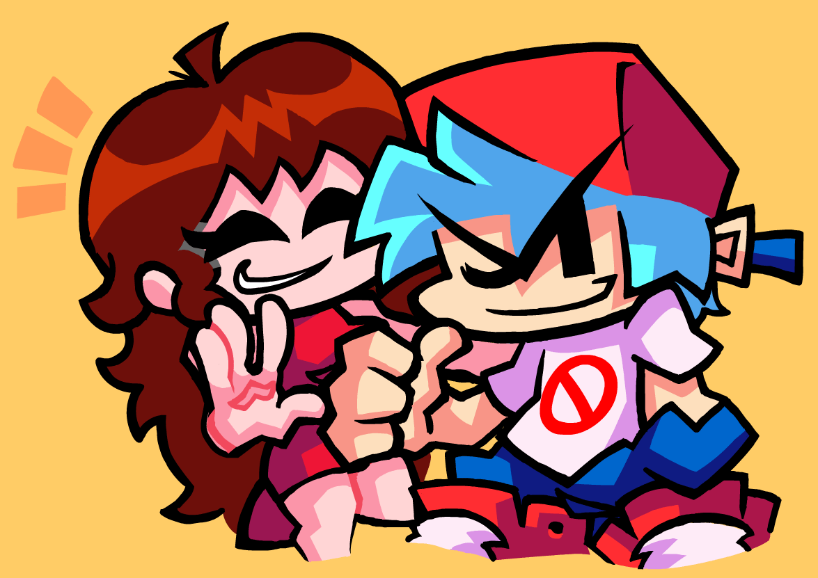 funky_boy29's tweet image. first drawing of 2026 bf and gf doodle 🫶