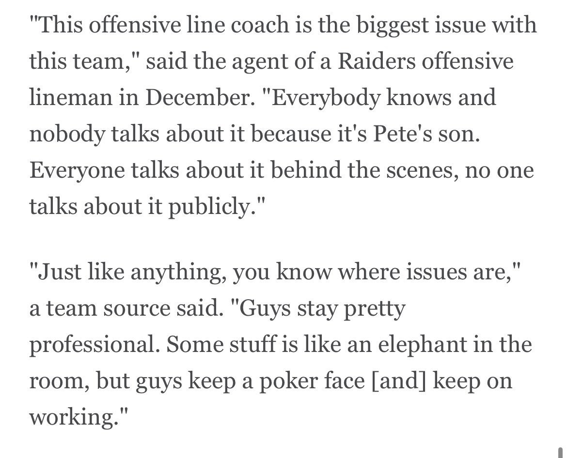 Raiderswmarcos's tweet image. Brennen Carroll was so bad the OL were meeting with Spytek and Geno individually to get help on what to do. Jeanty too 😭😭

Shoutout to Spytek man. Real hero