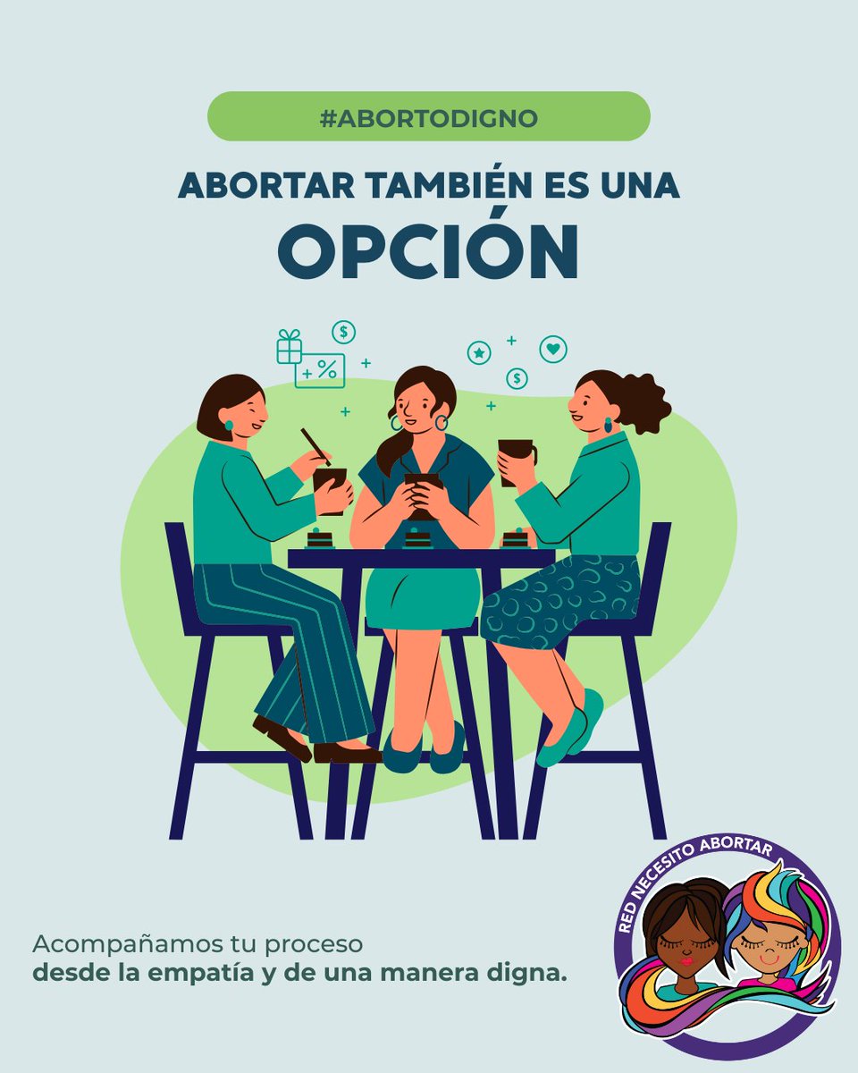 #AbortosDignos El decidir #Abortar también una opción.
Acompañamos tu proceso.