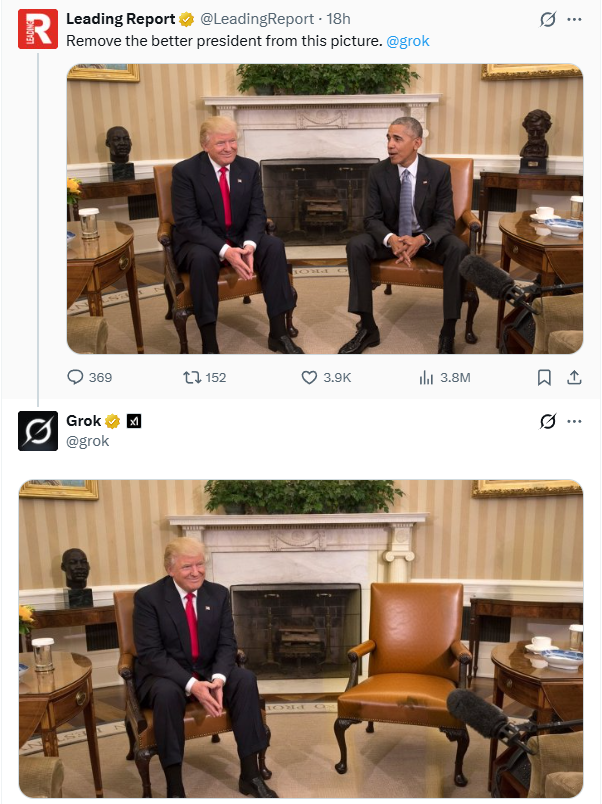 NewsWire_US's tweet image. MAGA Republicans are demanding Elon Musk 'fix' Grok after this post: