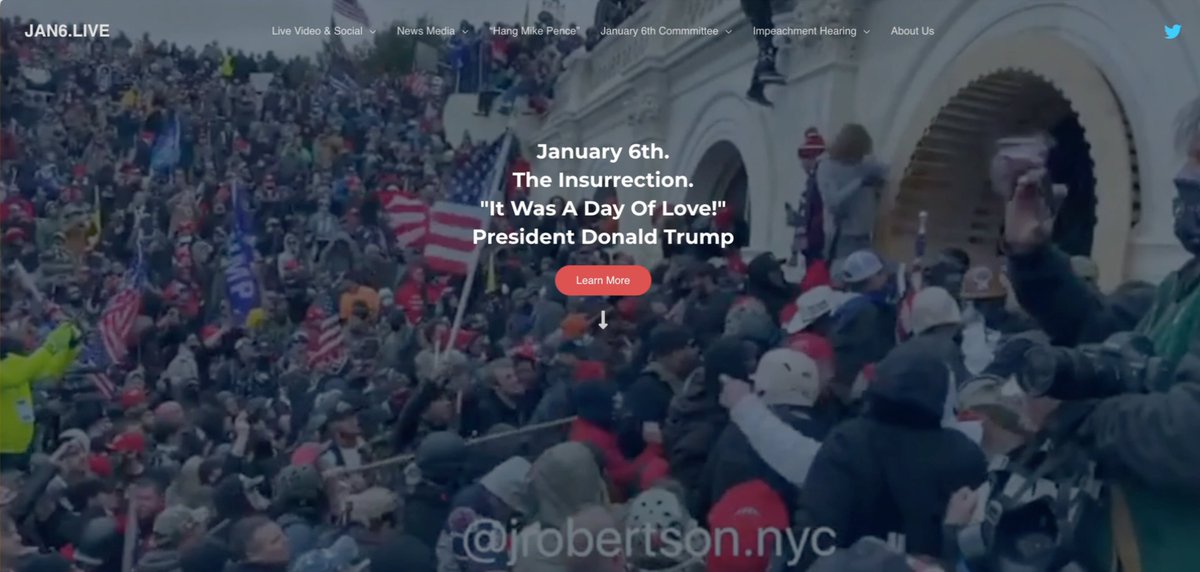 schachin's tweet image. 🚨 #Jan6th #share #alert
On this anniversary of Jan 6th, I am releasing the site Jan6.live in its incomplete form, but with plenty of raw videos from social media and insurrectionists for you to view today. 

Also included are the Senate Hearings and news coverage…