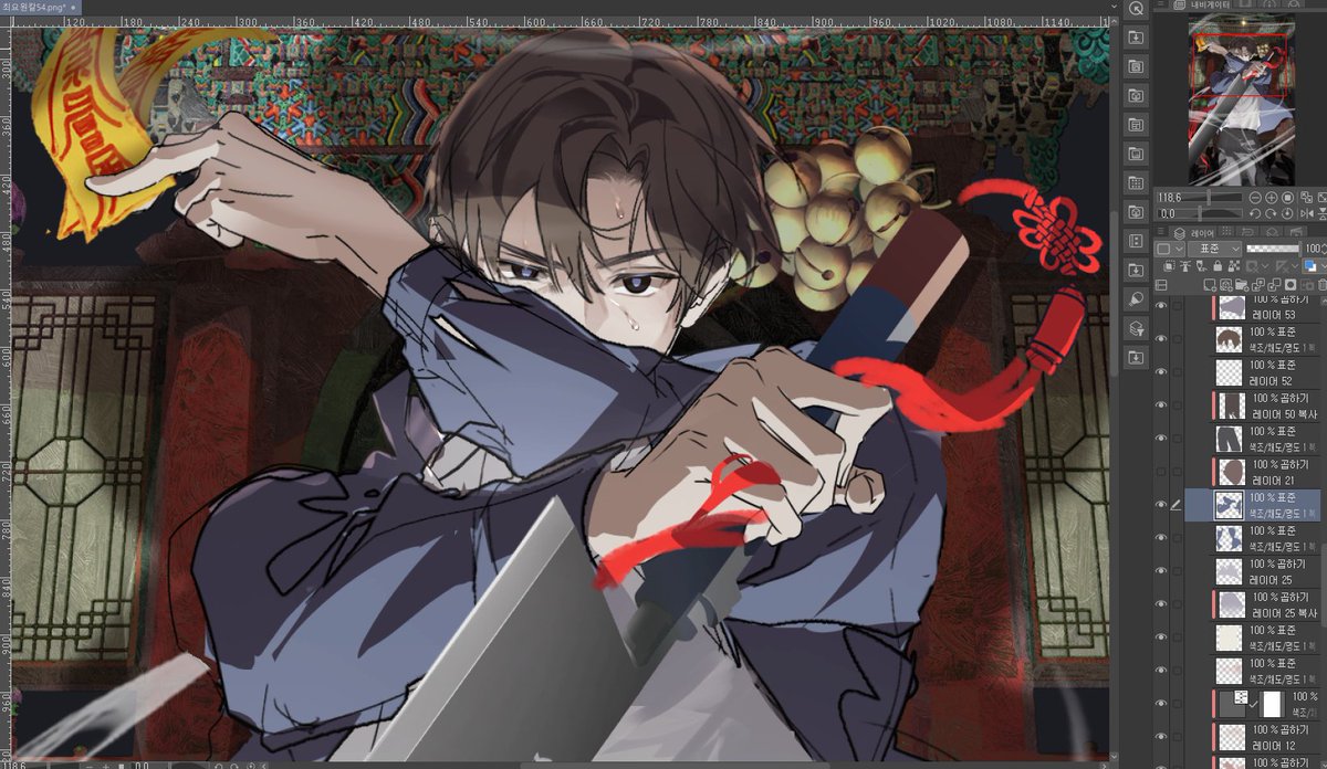 2maeji's tweet image. 올해 목표 최요원 풀컬러 일러스트 그리기😤