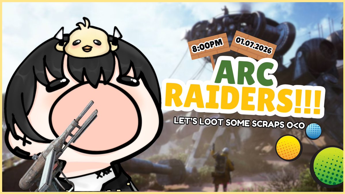 It is my first time playing ARC Raiders... yes, I am brand new T__T. No experience, no skills and only vibes. Come come watch me fight HAHAHAHA..... 
#Vtuber #ENVtuber #ArcRaiders
