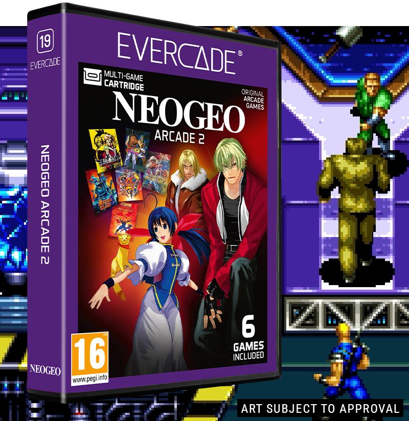 The three NEOGEO Arcade cartridges for Evercade bring 18 of this