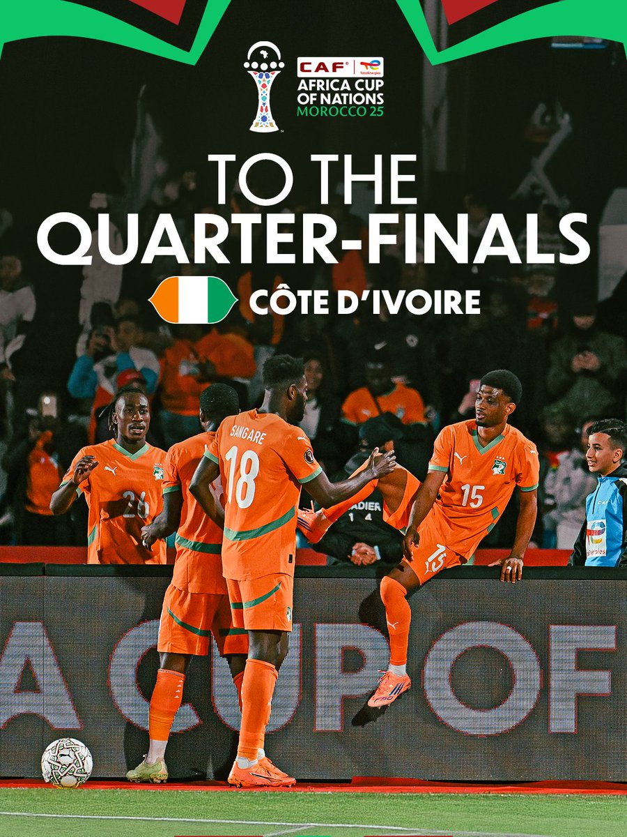 دور الـ 8 | بطاقة التأهل رقم 8. 🇨🇮 منتخب كوت ديفوار يحسم ...