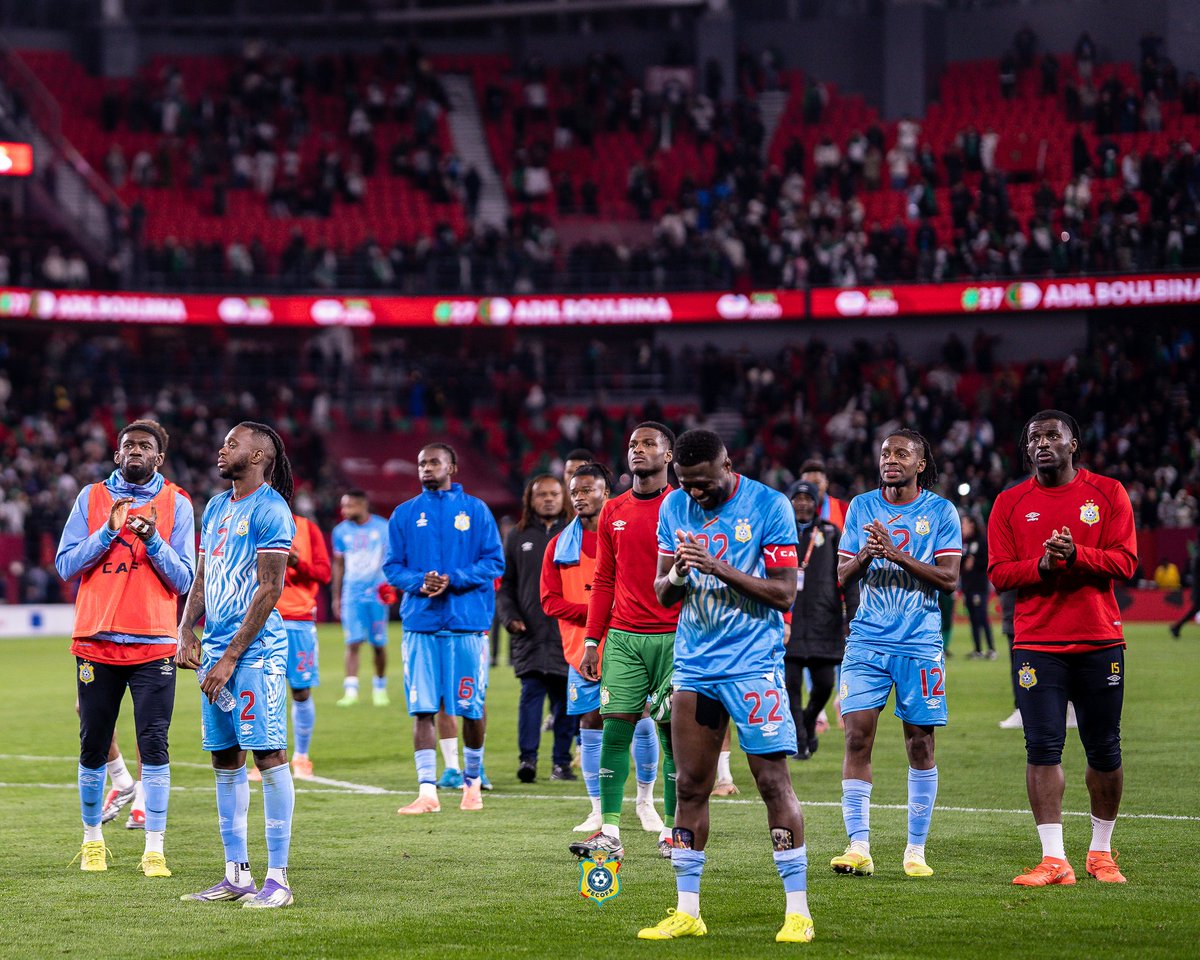 FecofaRdc's tweet photo. Merci à tous les supporters qui ont vibré, crié et prié avec nous pendant 120 minutes. Votre ferveur a porté nos Léopards au-delà de la fatigue.

​🗣️ Kinshasa, Goma, Lubumbashi, la Diaspora... vous avez été incroyables. Cette défaite est amère, mais votre amour pour le drapeau est notre plus belle victoire.

​On ne tombe pas, on apprend. On se relève ensemble pour les prochains défis. Merci d'avoir été là, du coup d'envoi jusqu'à cette cruelle fin de prolongation.

​LE CONGO EST ET RESTERA DEBOUT ! 🐆🇨🇩🔥

​#RDCALG #CAN2025 #Léopards #MerciSupporters #BendeleEkweyaTe Fimbu