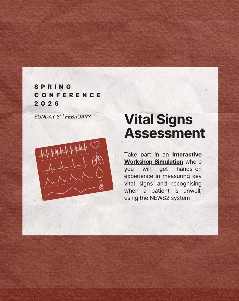 potentialmedics's tweet photo. Workshop Reveal #2 🩺🥼 Vital Signs Assessment &amp; NEWS2 Scoring

Ready to think like a Doctor ⁉️

Through practical demos and team challenges, you’ll be introduced to the NEWS2 system and practise assessing patients in an engaging environment!

Don’t miss out, link in bio! https://t.co/OtXULBJPTD