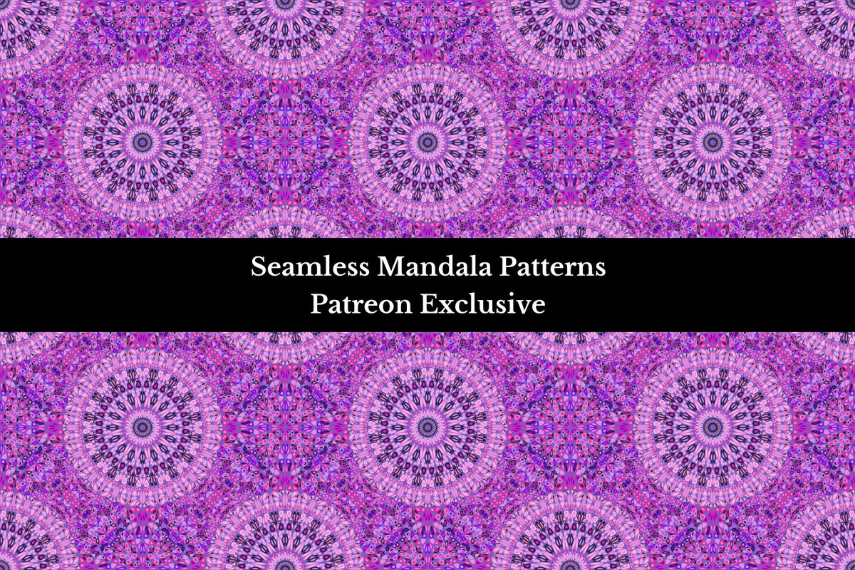 DavidZydd's tweet photo. Mandala Seamless Patterns - available on Patreon: https://t.co/HxITE3P7h8 #designmarketplace #seamlesspattern #patternlibrary #mandalapattern https://t.co/sNFL363R0G