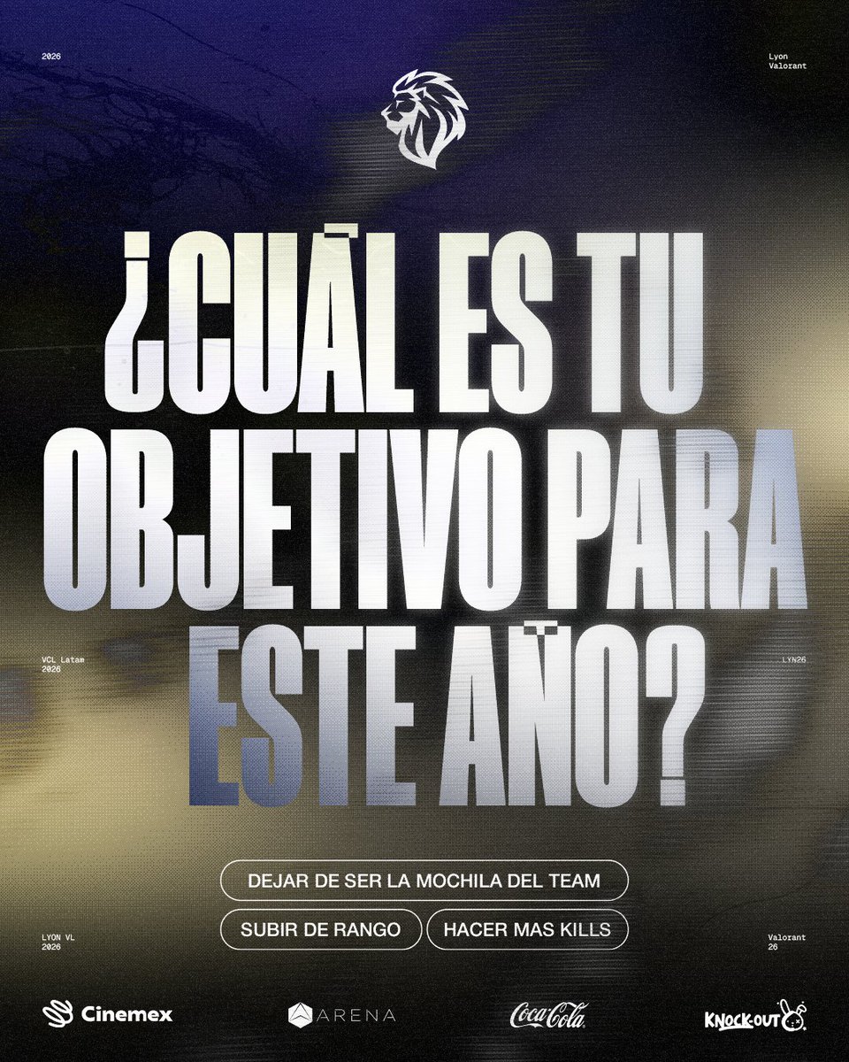 Con la season 2026 iniciando mañana, ¿cuáles van a ser tus objetivos este año en VALORANT?

Yo espero poder salir de hardstuck oro 🫠