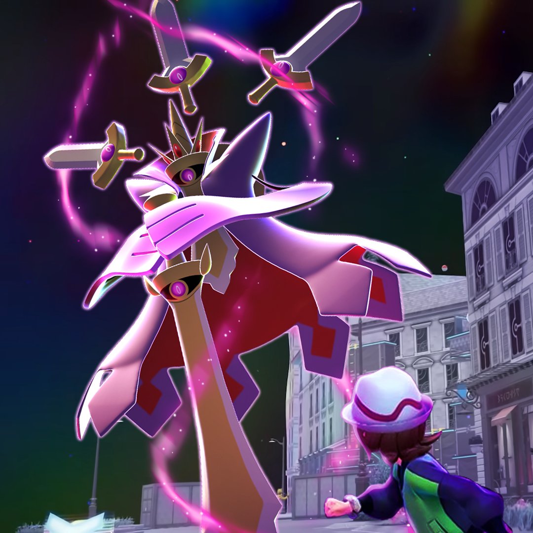 bulbbyboi's tweet image. ⚔️👑MEGA AEGISLASH👑⚔️ yo who said a sword can't wield a sword?
#pokemon #fakemon #PokemonLegendsZA