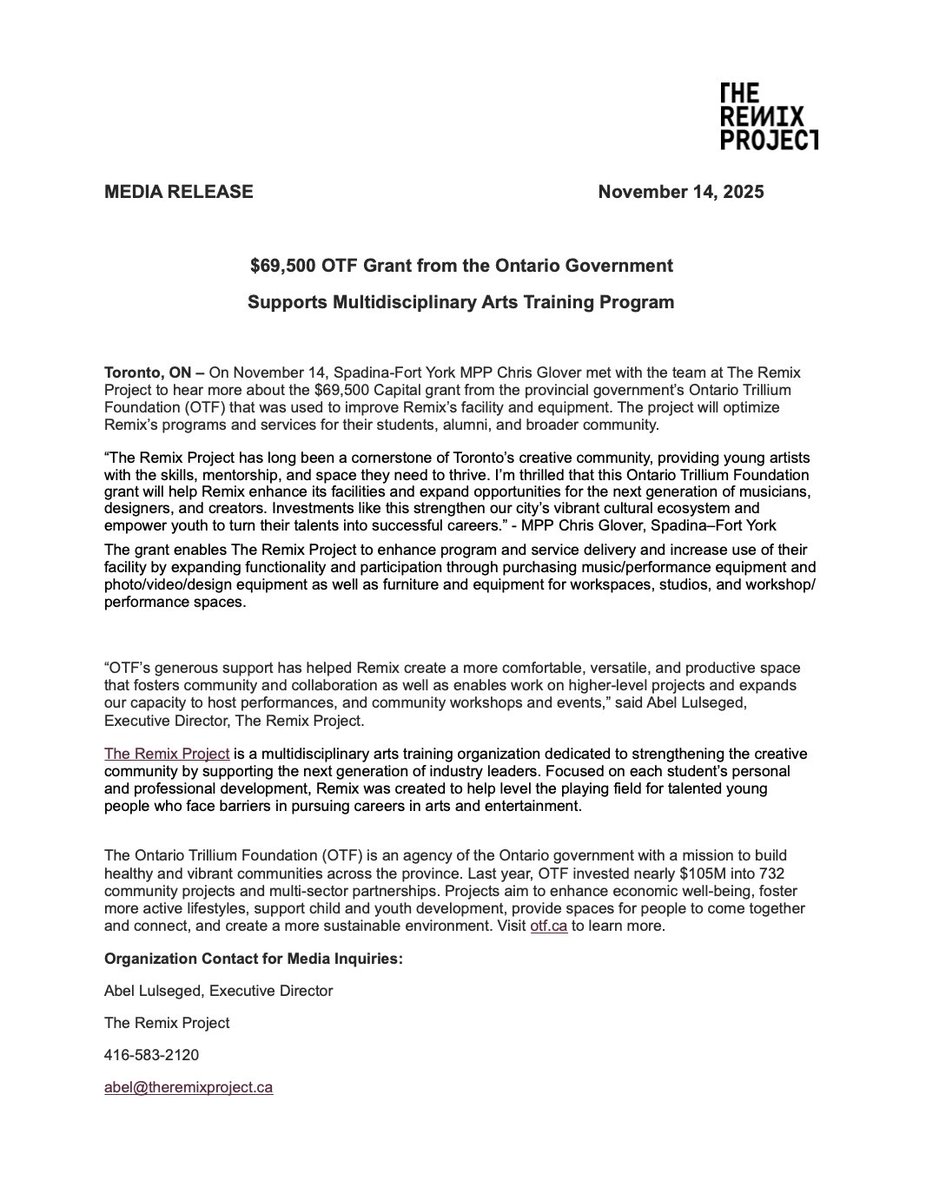 The Remix Project tweet media