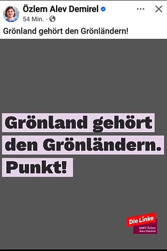 ChrisVeber1's tweet image. Die Linke wird jetzt rechtsradikal. Grönland den Grönländern. Wo soll das noch hinführen? Österreich den Österreichern und Deutschland den Deutschen? Da muss der Staatsschutz dringend eingreifen, das geht ja gar nicht. 🤣🤡