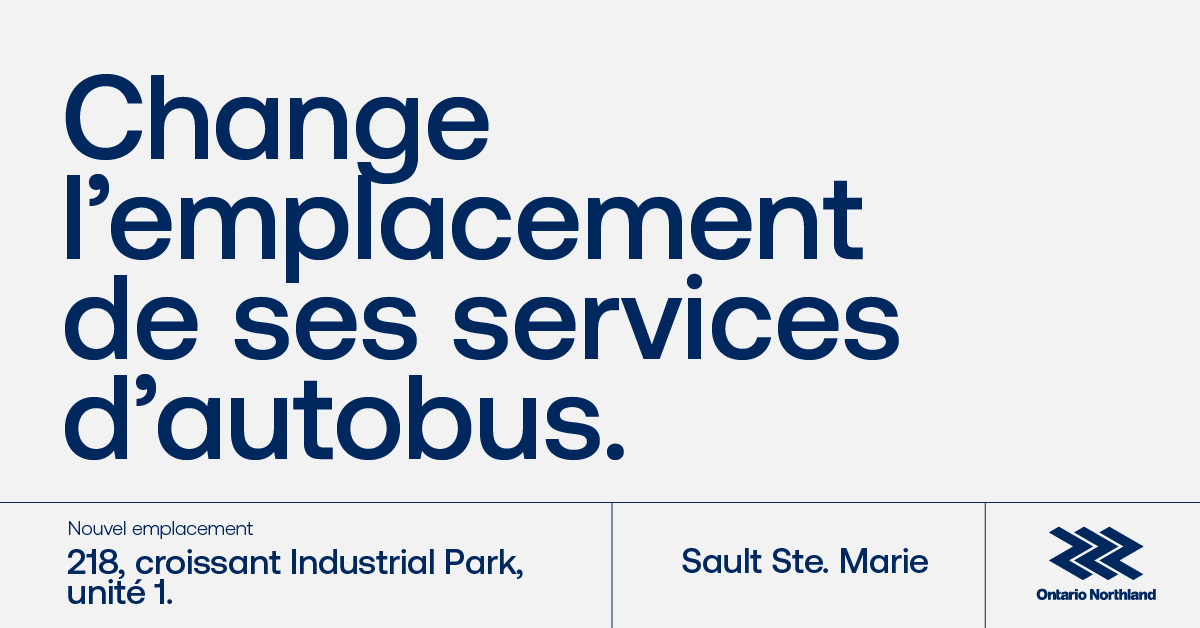 NorTracksBlog's tweet image. Changement d'adresse pour le terminus de Sault-Ste-Marie
#ontarionorthland #saultstemarie #autocars #transportencommun