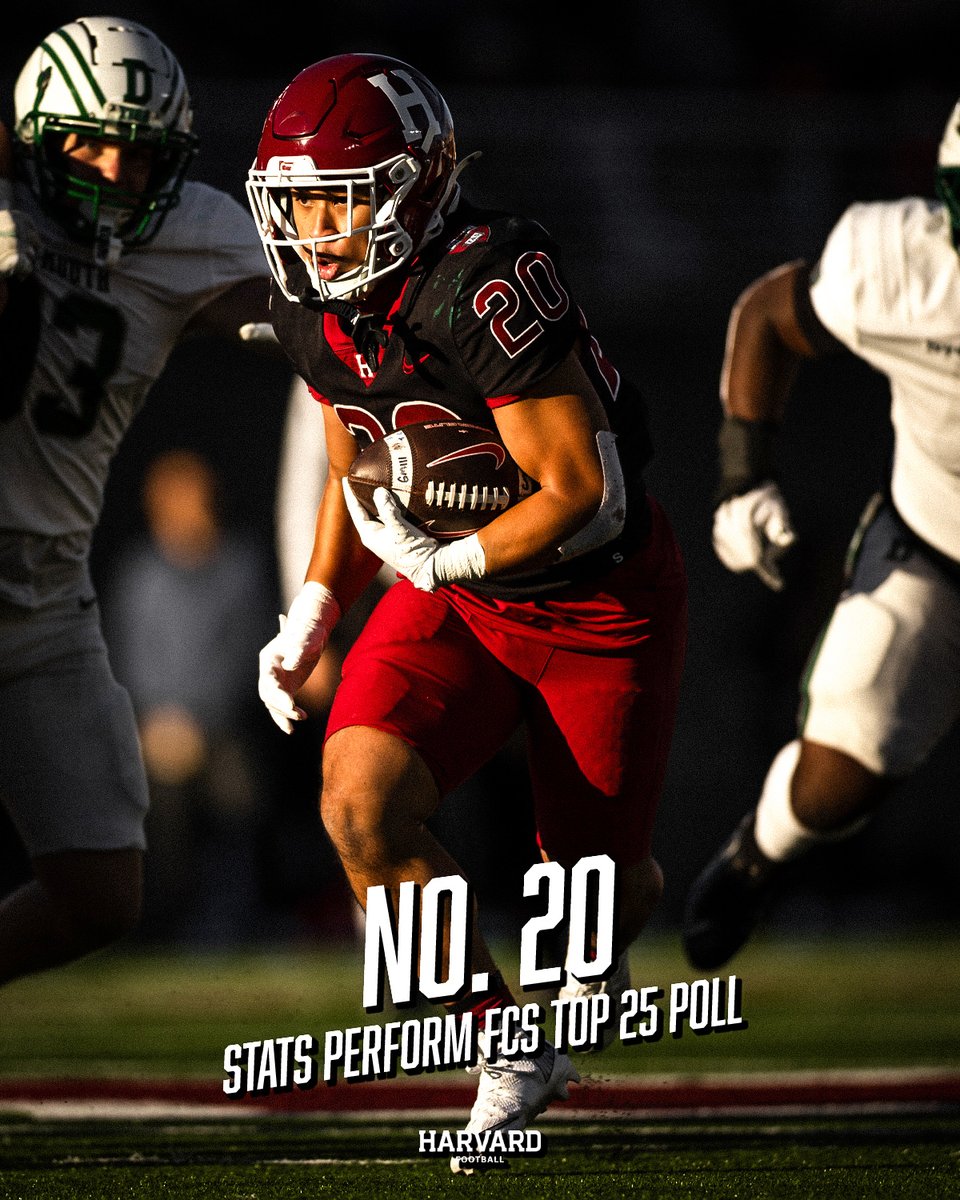 Harvard Football tweet media