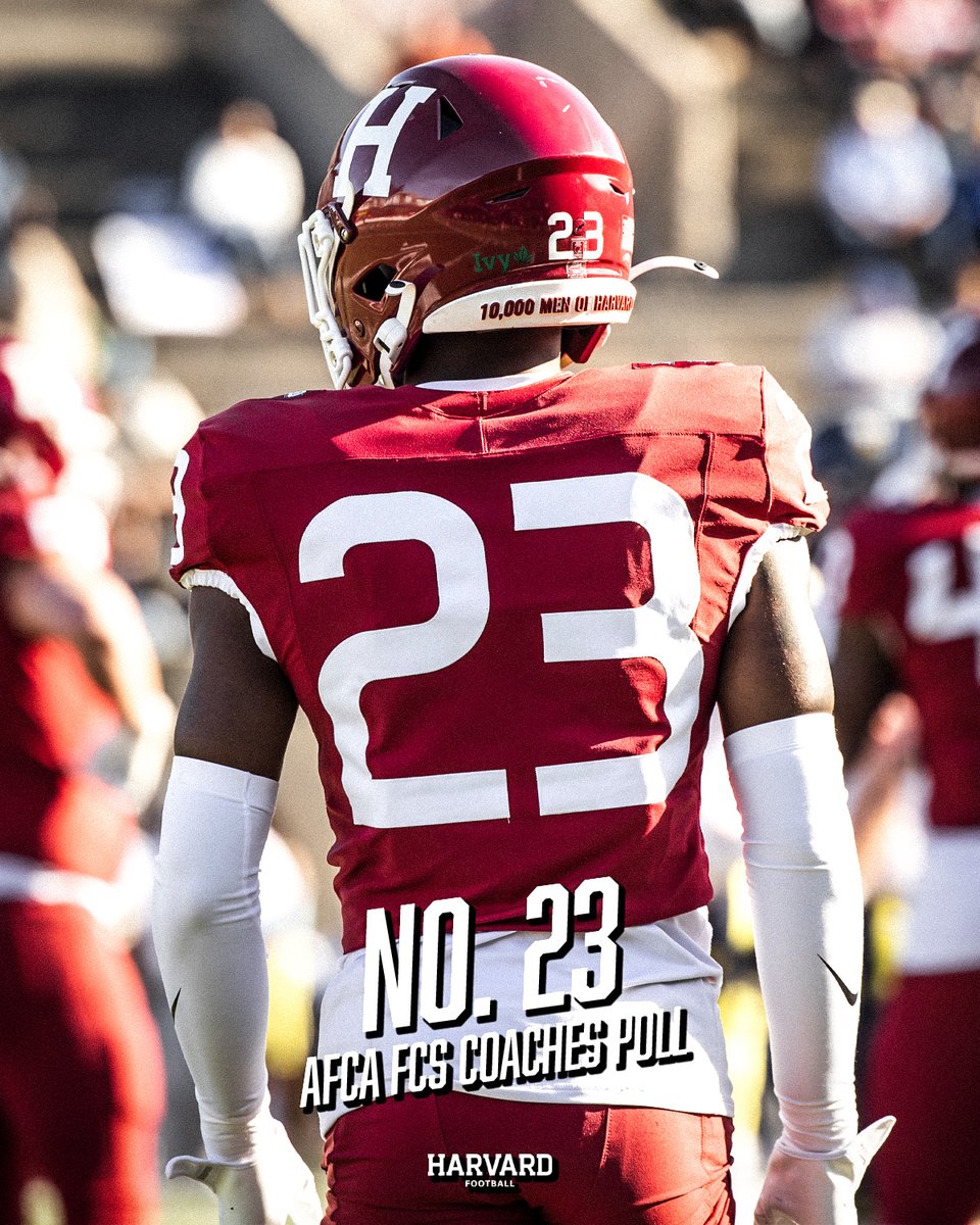 Harvard Football tweet media