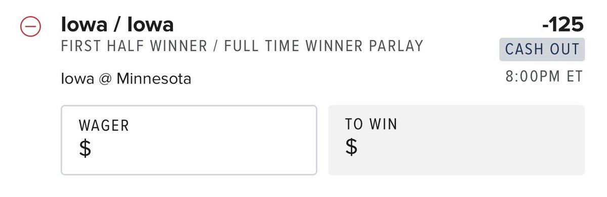 ROADTOMAMBA's tweet image. Bonus play since I was gone for a a few days!
Only play it if you have this option . 

 IOWA HAS LOST ITS LAST 2 R GAMES BUT THOSE WERE AGAINST MSU &amp;amp; IOWA STATE , MINNESOTA IS NO WHERE NEAR THAT LEVEL , THE BARN ISNT A EASY PLACE TO PLAY BUT IOWA WILL BE READY AND GET THAT ROAD W