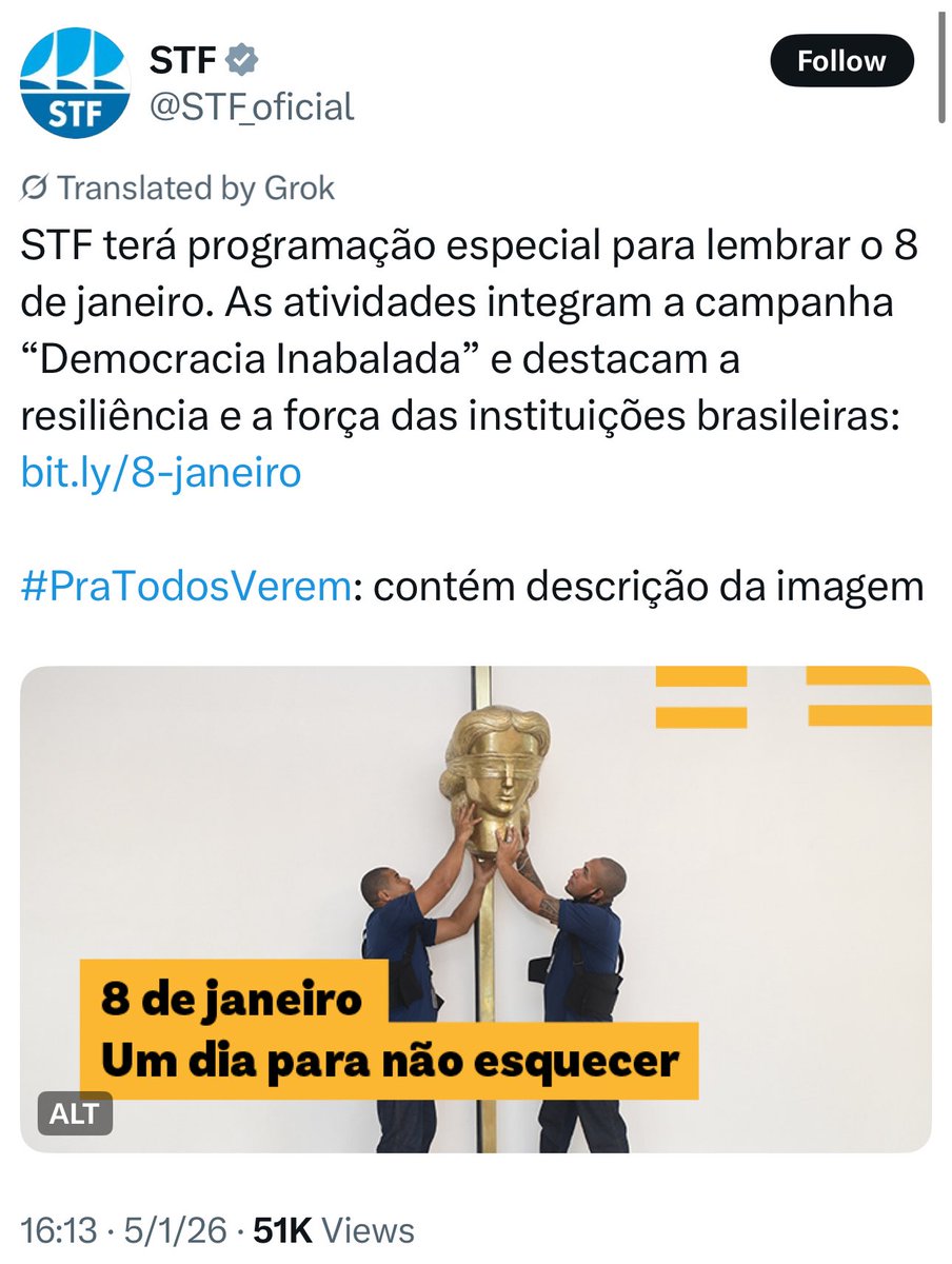 renatajbarreto's tweet image. Democracia inabalada: Filipe Martins sendo transferido pra Papuda por algo que não fez; escândalo do Banco Master envolvendo Moraes e a esposa (e agora o TCU também metendo o bedelho); Bolsonaro impedido de ir ao hospital mesmo com traumatismo craniano leve; presos do oito de…
