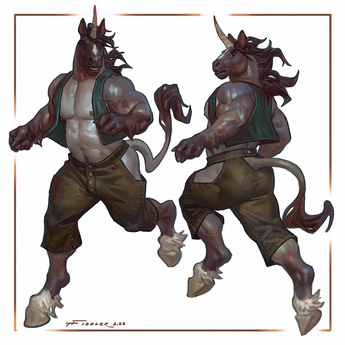 Dashing Hornse from a little while ago 🦄

(Other versions you know where) 😌