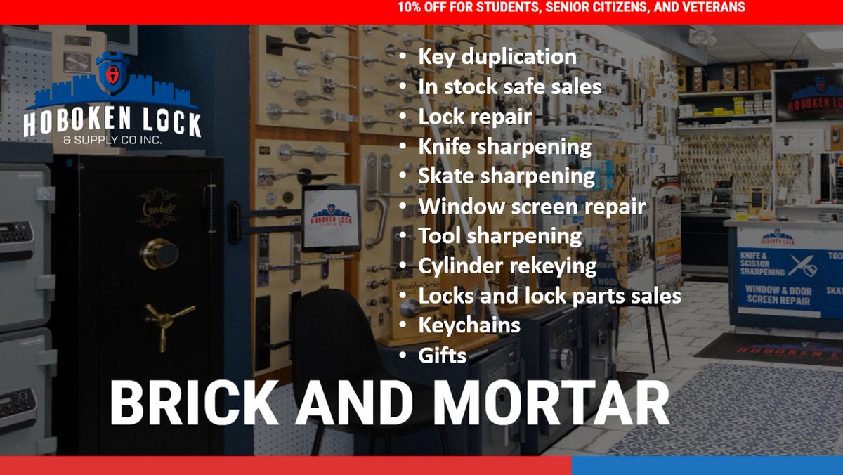 Our brick-and-mortar locations are all about the personal touch. Drop by to see our products in action and learn why supporting a local business like ours means getting personal and reliable service. 

#Hoboken 201-963-3106
#Emerson 201-261-2277
#Secaucus 201-865-0888