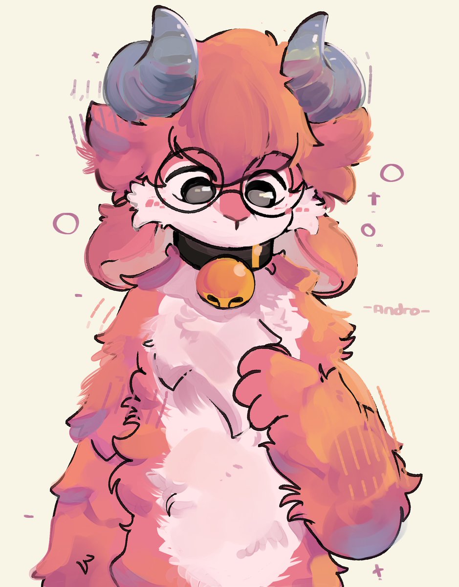 androdraw's tweet image. Undeniable fluffiness! @jiouskaa