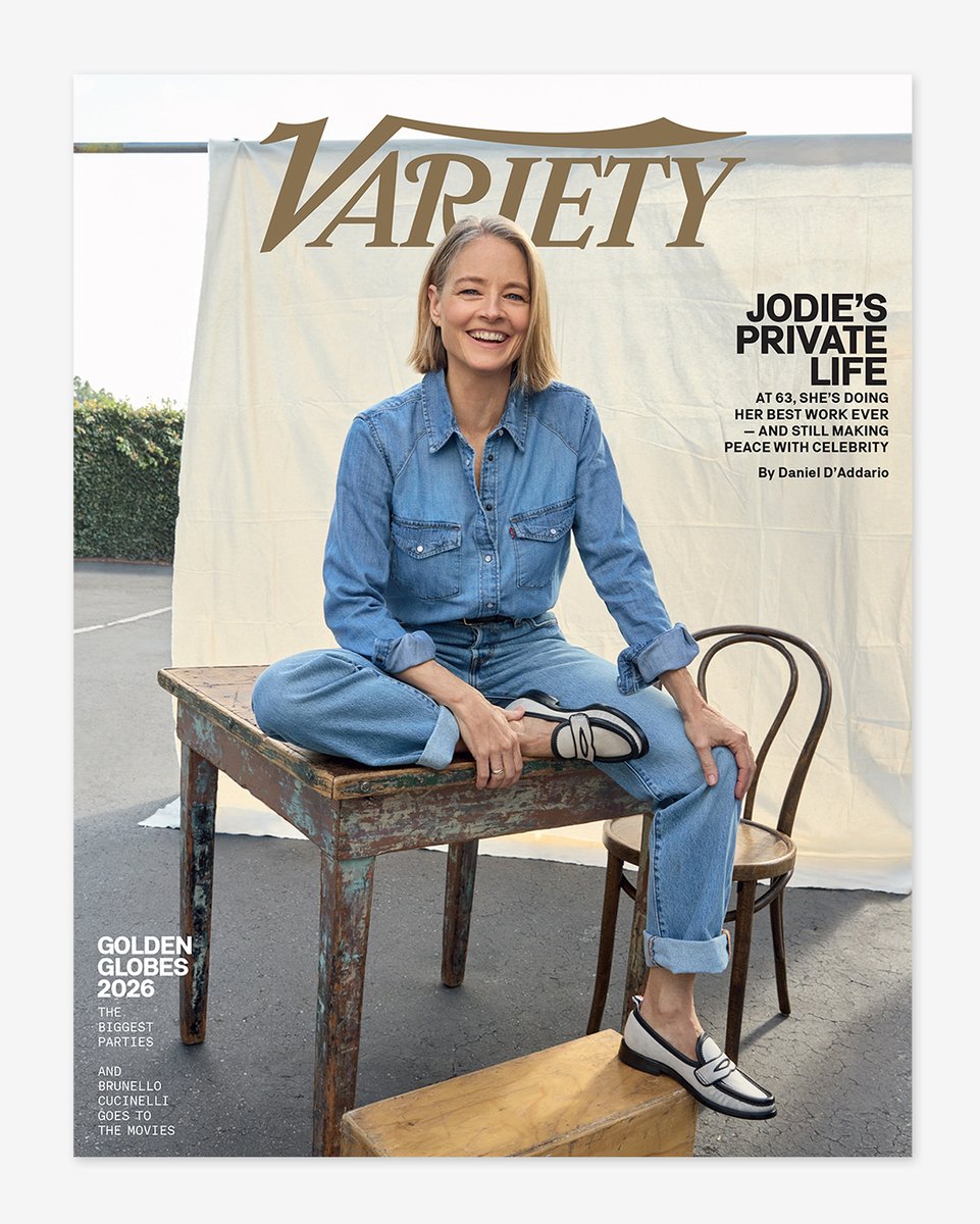 Variety's tweet image. This week's cover story: 

Jodie Foster on Rejecting Studio Movies, Revisiting ‘Silence of the Lambs’ and Whether She Came Out During Her Golden Globes Speech: ‘They Were Confused’

wp.me/pc8uak-1lGK56