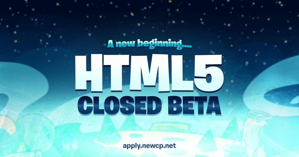 NewCPOfficial's tweet image. We are excited to announce that the Closed Beta testing for our web version (HTML5) of New Club Penguin has now begun! 

If you wish to test the web version you may still apply at apply.newcp.net!

We will start sending out beta keys shortly ❤️❤️