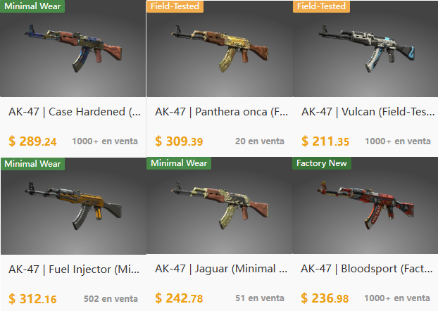 Qué AK de las de abajo te comprarías con un presupuesto de 300$?