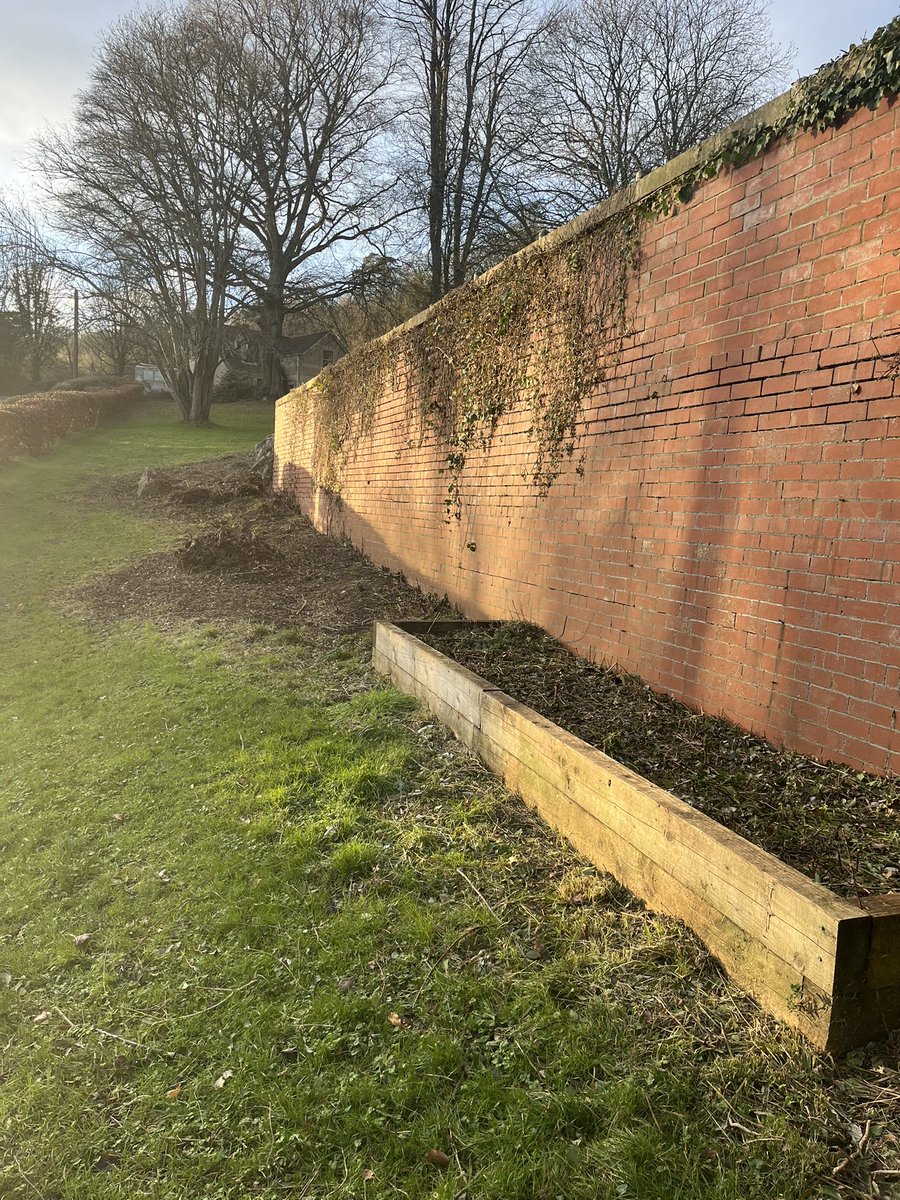 There’s always something to do - make the most of it. 

Being ‘new’ into a new place these sort of jobs give me the most pleasure. Even found an old planter.