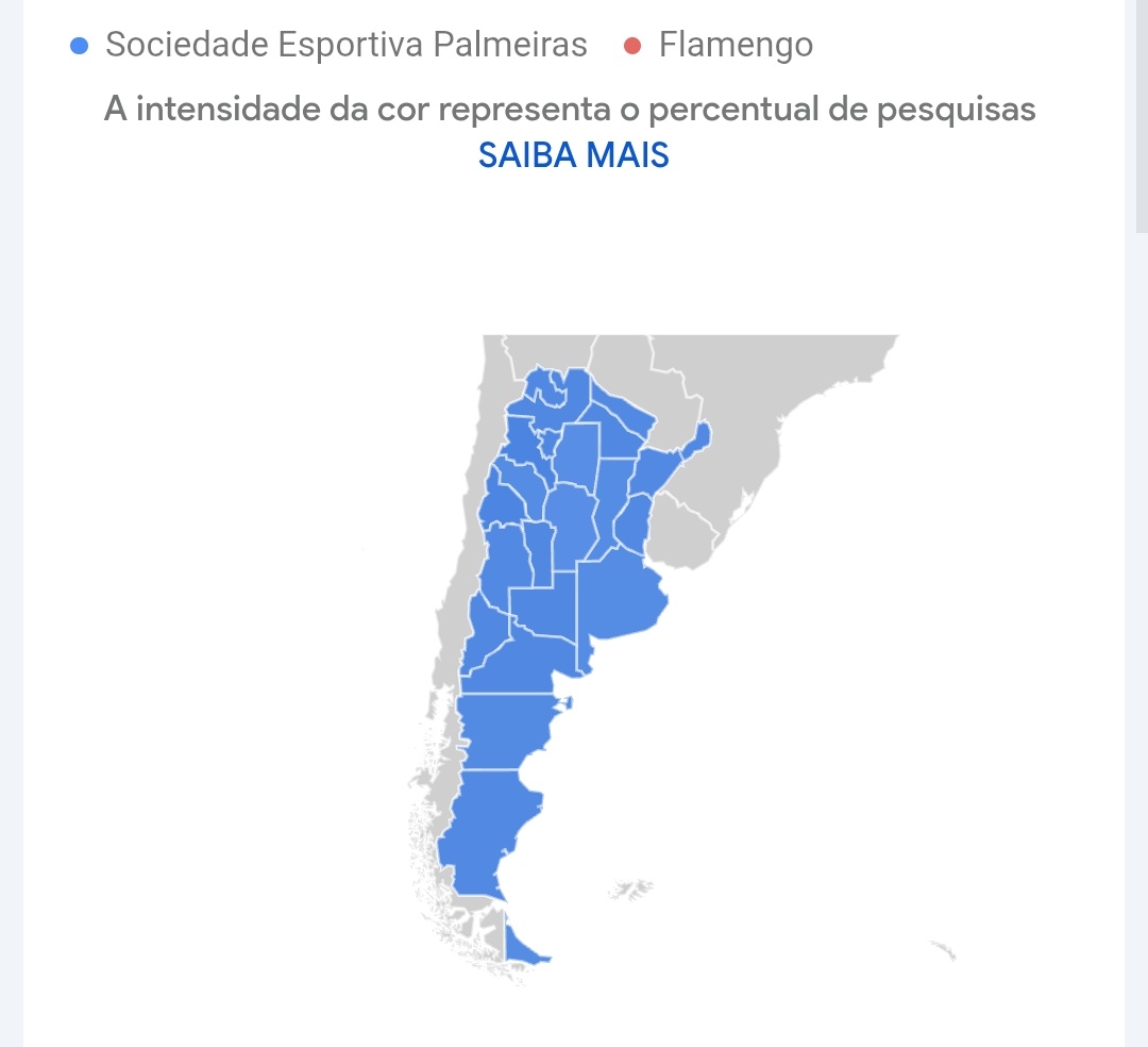 Noitedecopa's tweet photo. 🔎 Palmeiras x Flamengo em pesquisas no Google na Argentina, em todo o período de cobertura do Google Trends.

🐷 Territórios liderados pelo Palmeiras: 24
🇦🇱 Territórios liderados pelo Flamengo: 0

Período: Desde 2004 

📊 Google Trends https://t.co/aCGbdyq7nO