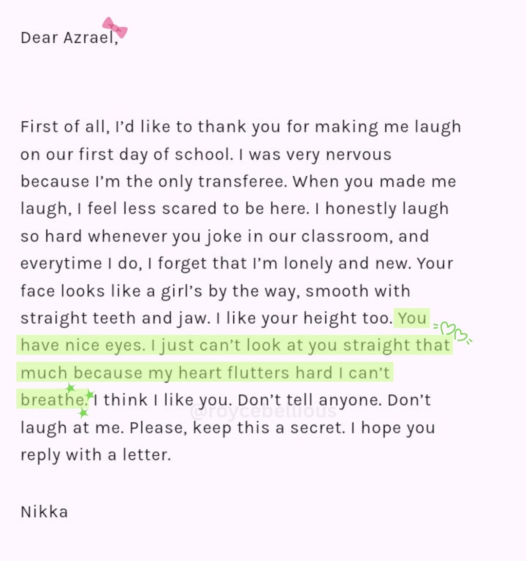 roycebellious's tweet image. after rereading niklas’ love letter, i looked back to their grade five days where azi snatched that letter to niklas. gr5 azi was so stupid to assume that niklas had a huge crush on knoxx when clearly she was flustered because his face was so close to hers. 

#JonaxxTGOYKab50