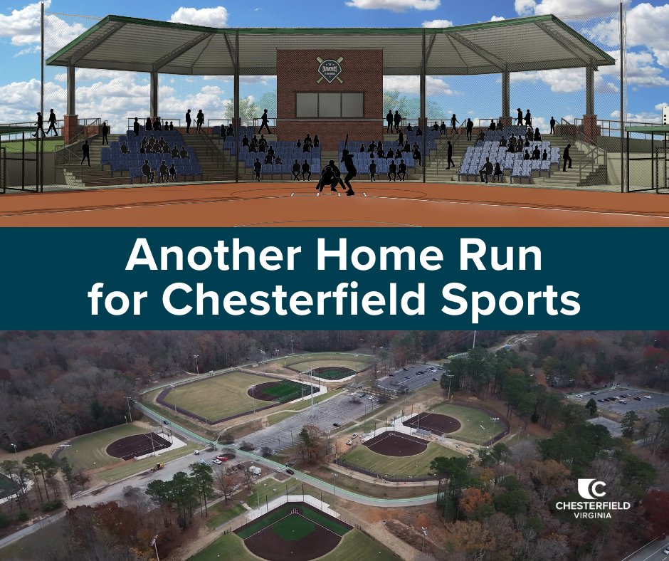 ChesterfieldVa's tweet image. ⚾️ Major league upgrades are underway on a new stadium field and pedestrian plaza at The Diamonds at Iron Bridge in Harry G. Daniel Park.

🔗 Read more about the enhancements and what’s next here: bit.ly/49fDH1O

#ChesterfieldCounty #Cfield #ParksAndRec #SportsTourism