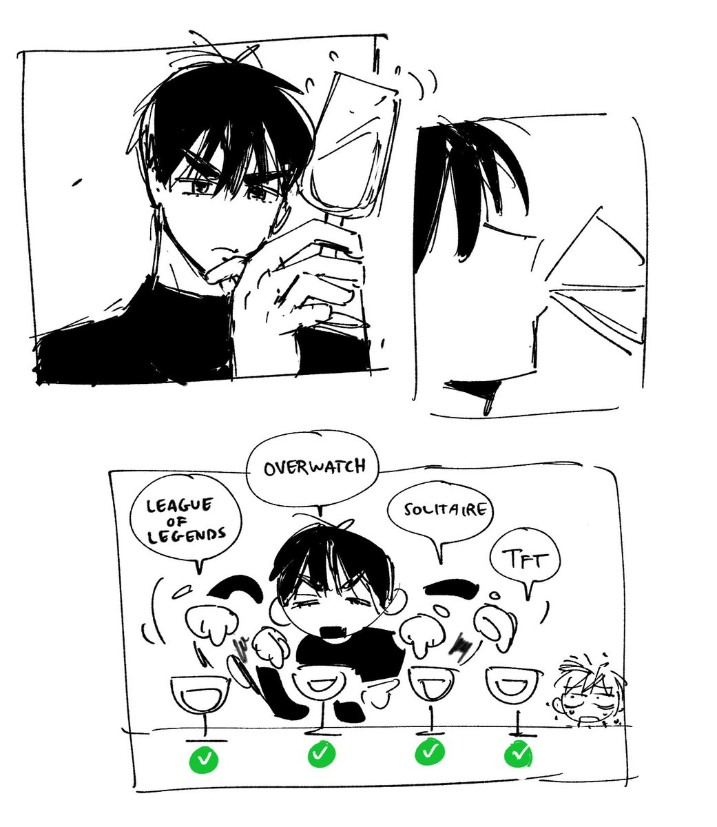 he has such refined taste that he can tell the game sweat origin too…