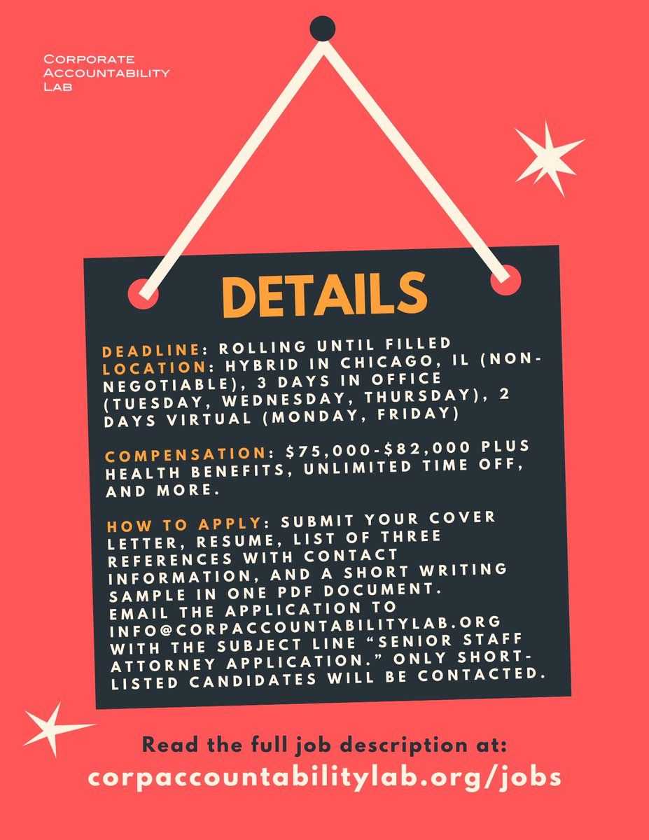 Corporate Accountability Lab tweet media