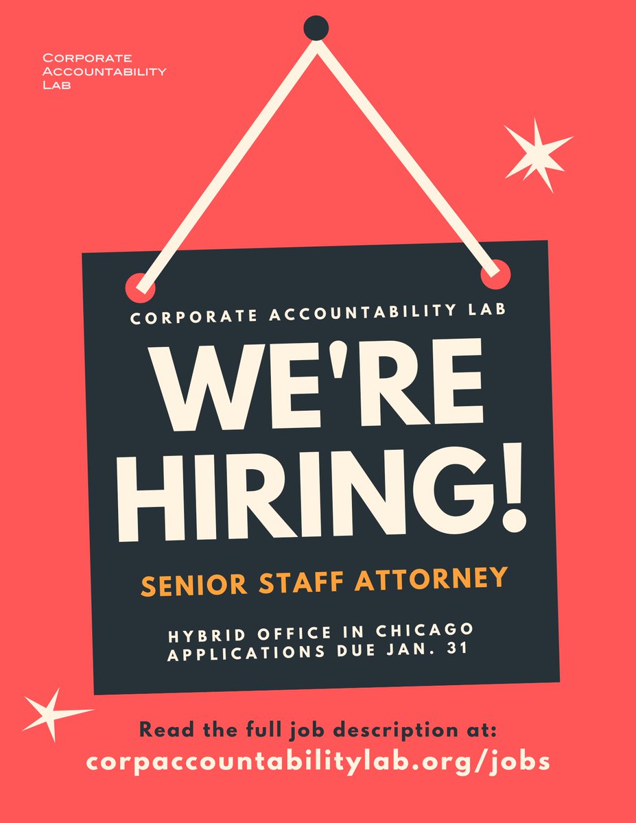 Corporate Accountability Lab tweet media